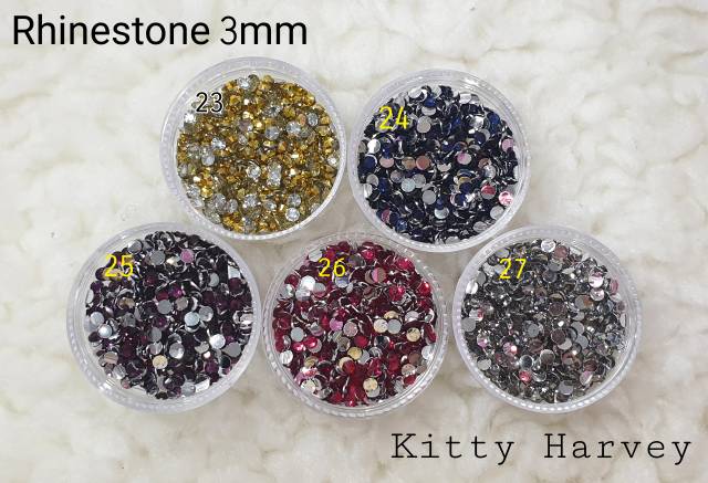 Rhinestone / Blink Blink uk 3mm isi 1000pcs