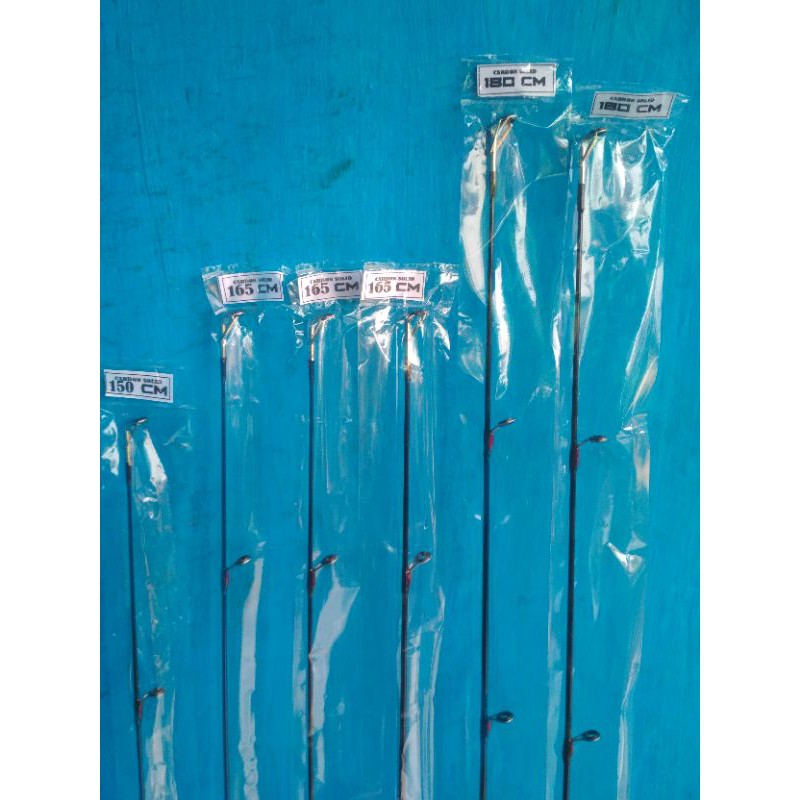 Ujung joran carbon sutet 165 cm solid carbon