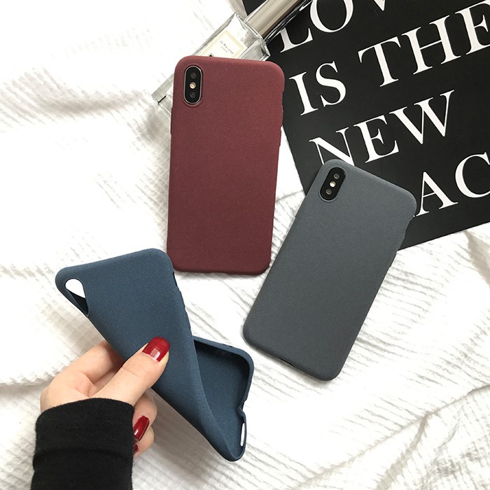 Soft Case Iphone X / Iphone Xs Iphone XR Iphone Xs Max Slim Matte Silicone Sandstone