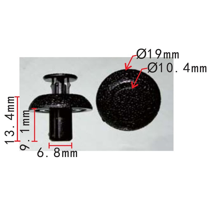 Kancing Mobil Klip Cengkeh Tekan Toyota Yaris  All New Yaris