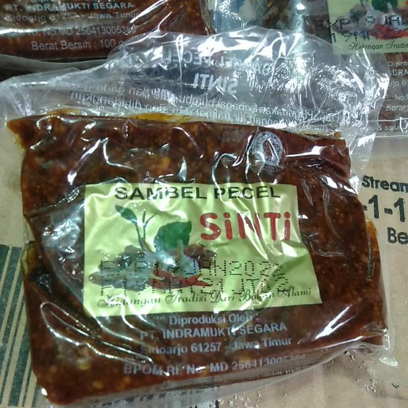 

SINTI SAMBEL PECEL SINTI 100 GRAM