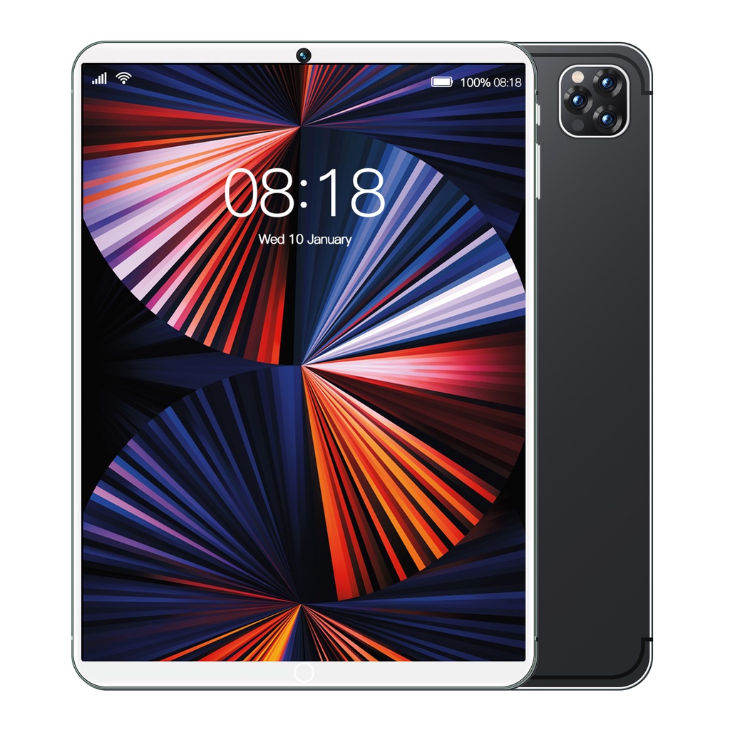 【Hot Sale】Tablet PC Asli Galaxy Tab Baru 12GB + 512GB Tablet Android 10 Inci Layar Full Screen Layar Besar Wifi 5G Dual SIM Tablet Untuk Anak Belajar,Tablet Gaming Murah Cuci Gudang-hitam
