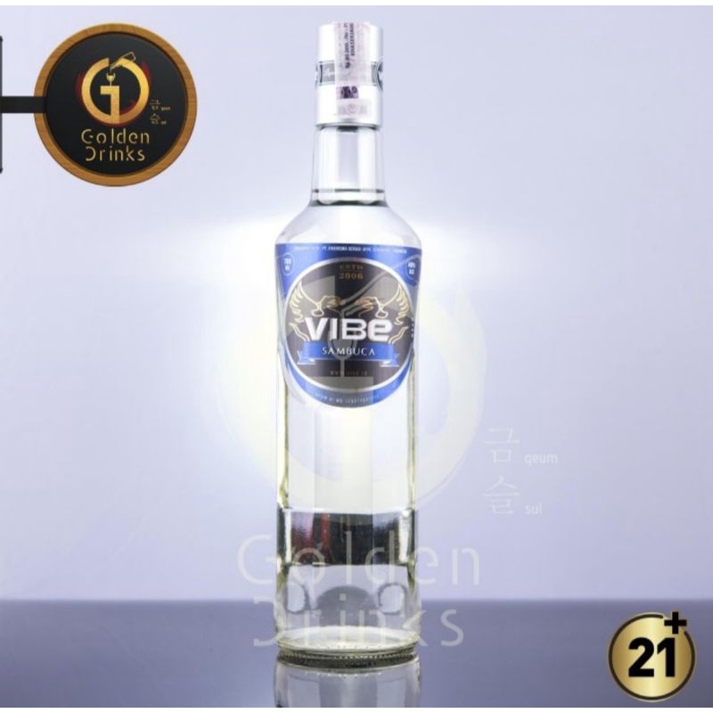 Vibe Flaming Sambuca Liqueur House Series 700ml + FREE SLOKI