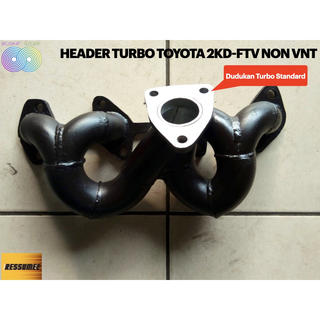 Header Fortuner Innova Diesel Turbo 2KD-FTV non VNT Standard IHI RHF - IHI RHF-4