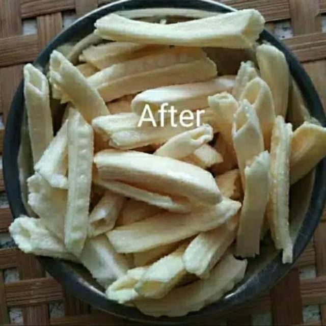 250g Potato Stik Delon 250 g Stik Kentang Potato Krupuk Mentah