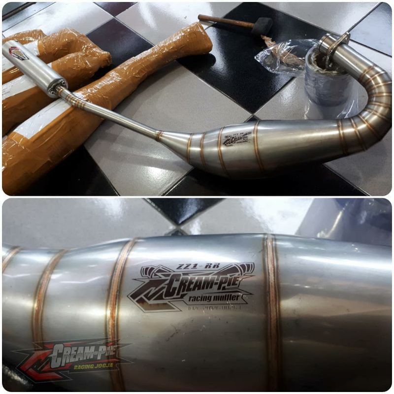 knalpot creampie zz1 stainless original jogja