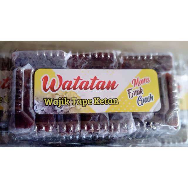 

WATATAN (Wajik Tape Ketan) Khas Cimanuk - Pandeglang - Banten