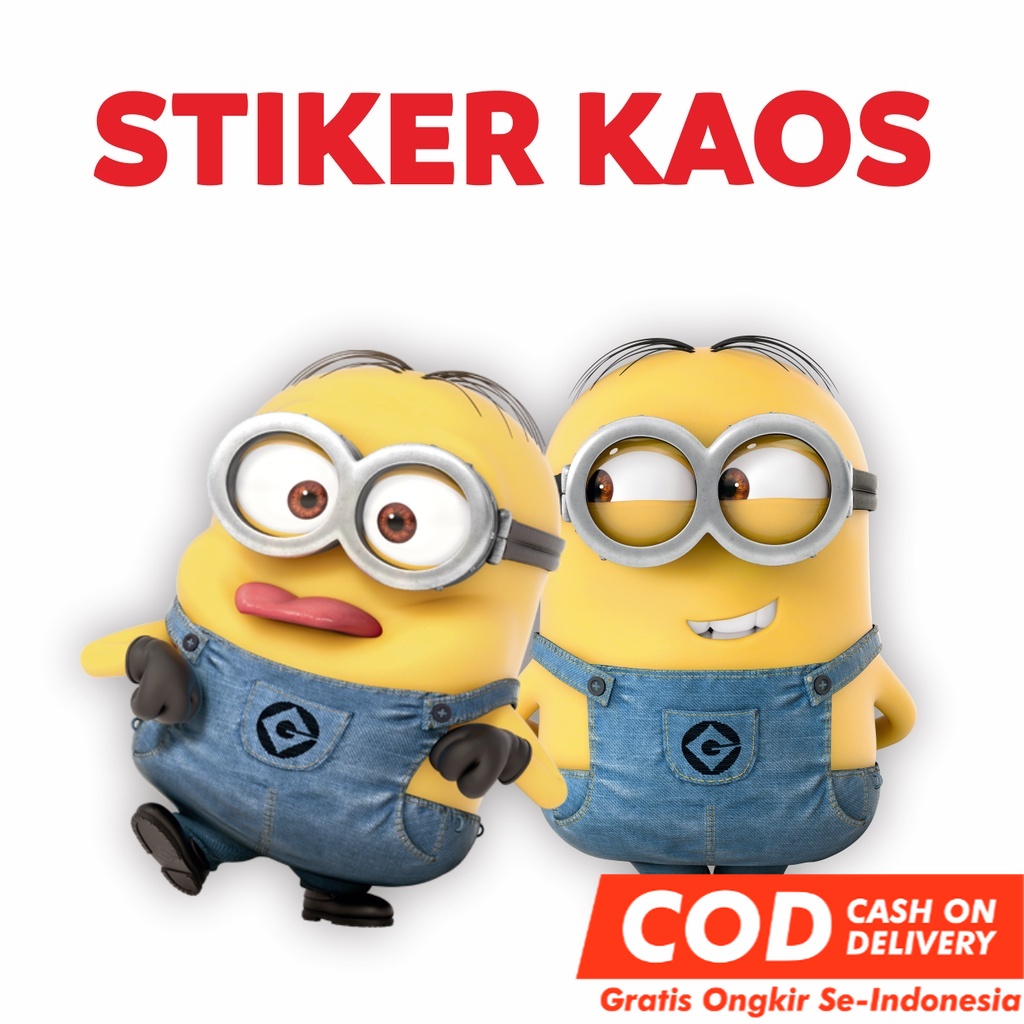 

Sablon Setrika | Sticker Kain Minion | Stiker Baju - STIKER LABEL NAMA ondol