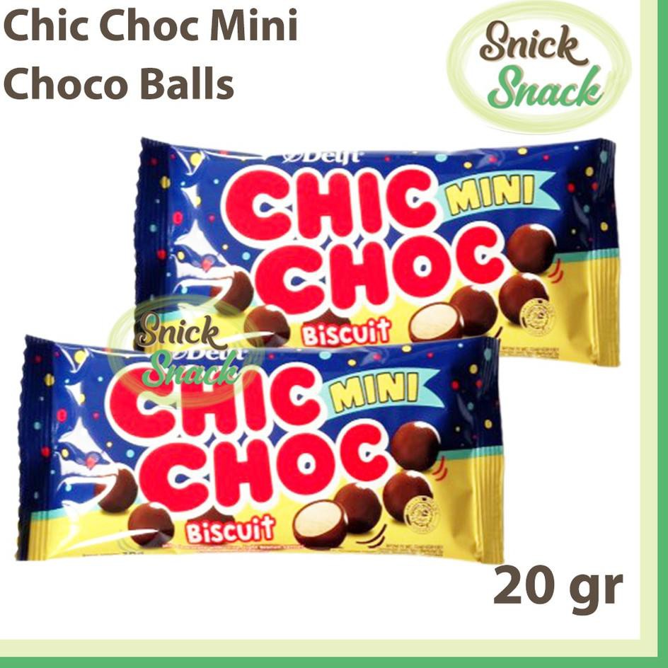 

HARGA TERJANGKAU !>>! 775SOF Delfi Coklat Chic Choc Mini Choco Balls Biscuit 20 gr - Biskuit Bola Co