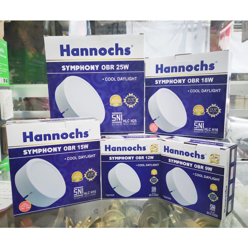 HANNOCHS SYMPHONY OUTBOW 9W ,12W ,15W ,18W ,25W LED DOWNLIGHT TIMBUL OBR