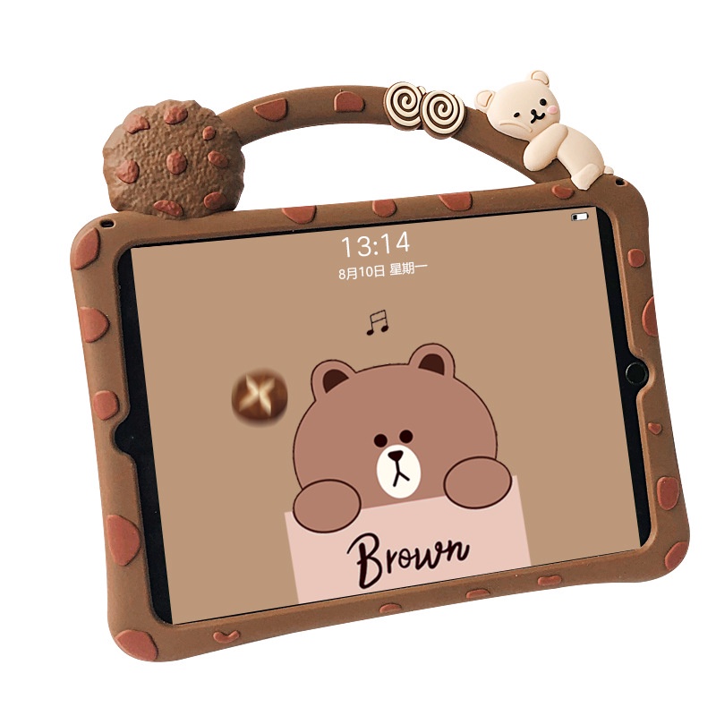 Case Pelindung Ipad Mini45 / air10 / 13 / 36cm Bahan Silikon Untuk Anak