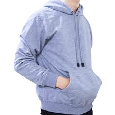 Jaket Sweater Hoodie Pria Jumper Polos Bahan Fleece - Abu Misty