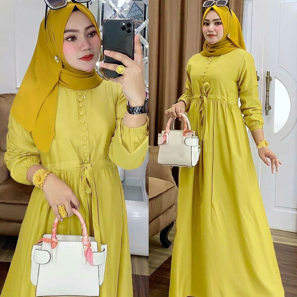 QUINNYSHOP-REALPICT-US-BAJU GAMIS WANITA TERBARU-JUBAH WANITA-GAMIS LEBARAN 2021-GAMIS KONDANGAN