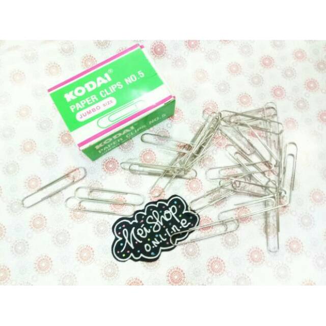 

Paper Clip No. 5 Jumbo Size