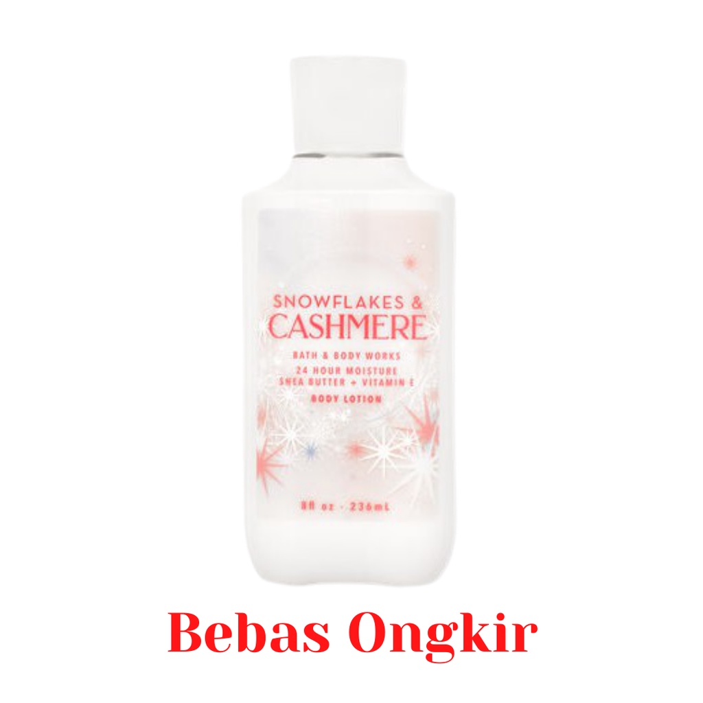 BBW Bath and Body Works Body Lotion Snowflakes & Cashmere 236 ml