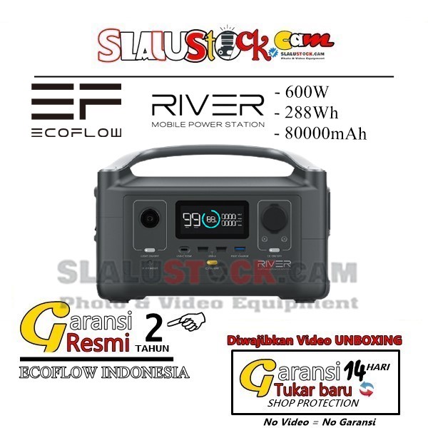 ECOFLOW RIVER Portable Power Station / SOLAR POWER BANK / TENAGA SURYA