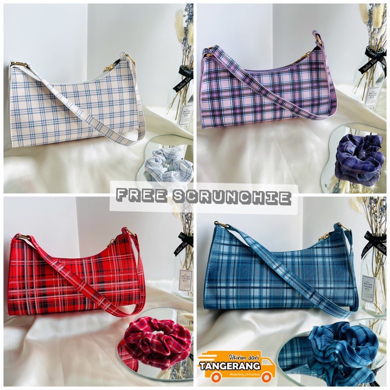 ✨✨FREE SCRUNCHIES✨✨ TAS SHOULDER BAG WANITA BAHU CEWEK IMPORT FASHION KONDANGAN KANTORAN LB- 115