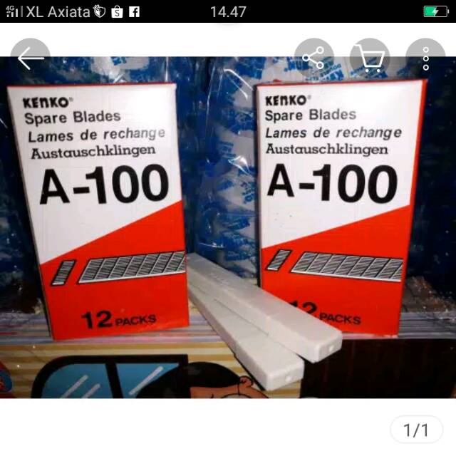 

Isi cutter A100 kenko isi 1 lusin