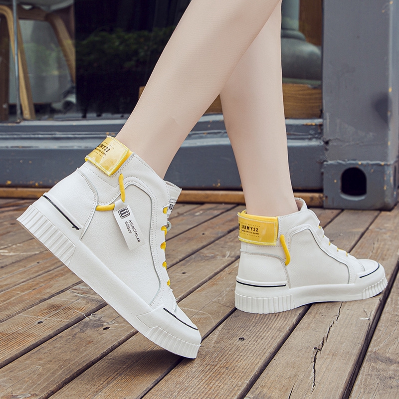  Sepatu  Sneakers  Wanita  Model Lace  up  Flat Casual Shopee 