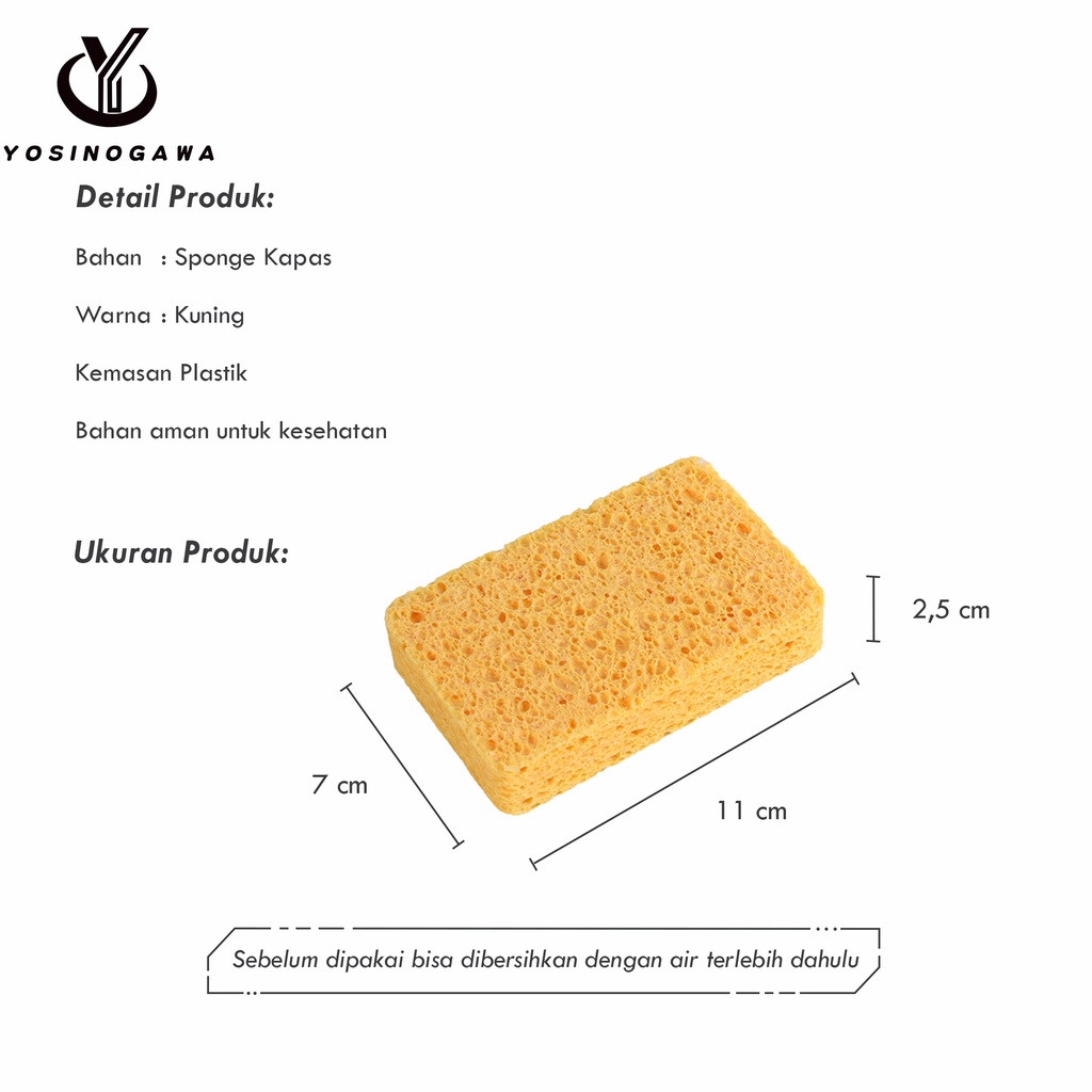 Spons Serbaguna/Sponge Busa Cuci Piring Unik&amp;Lucu-ANTI MINYAK-YOSINOGAWA