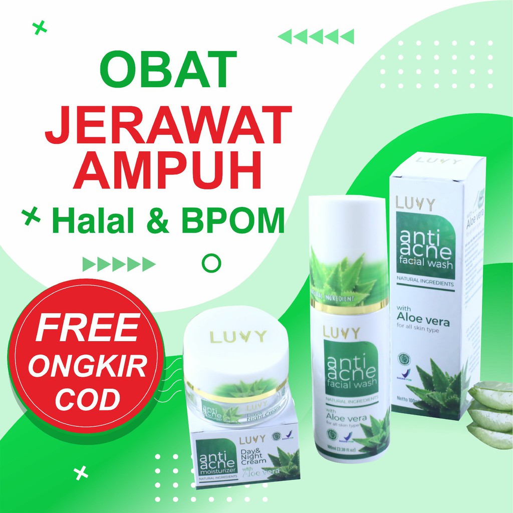 CREAM & FACIAL WASH UNTUK PERAWATAN KULIT WAJAH BERJERAWAT BERMINYAK PRIA WANITA REKOMENDASI DOKTER