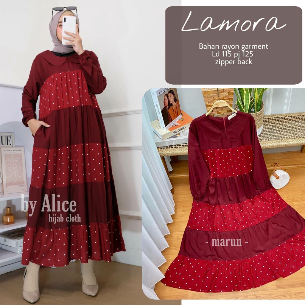 Gamis Midi All Model Matt Rayon HQ Original Alice