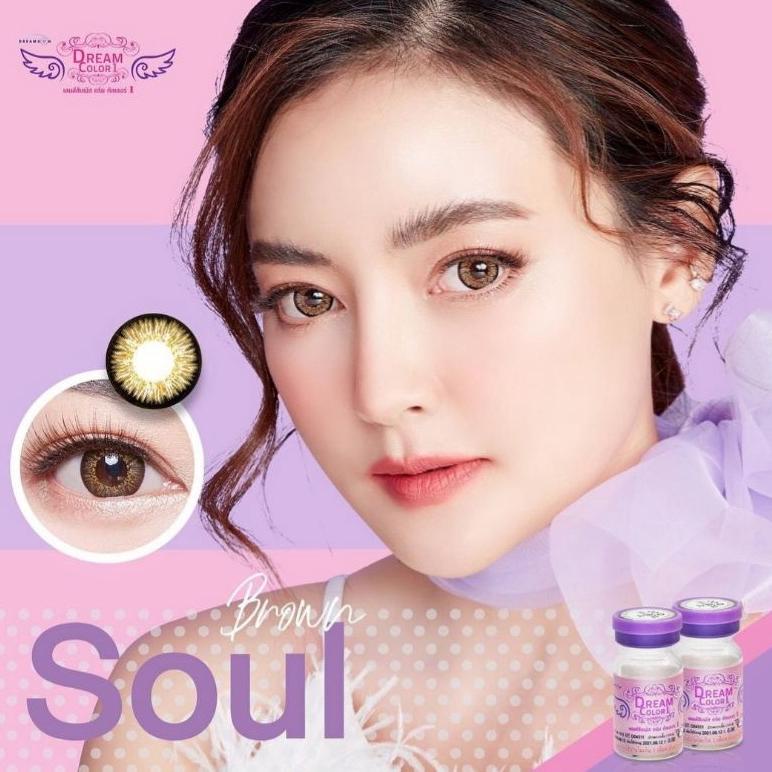 "PJO.14My22ᵁ" SOFTLENS SOUL by DREAMCOLOR DC1 GREY/BROWN/BLUE/BLACK ( NORMAL & MINUS )