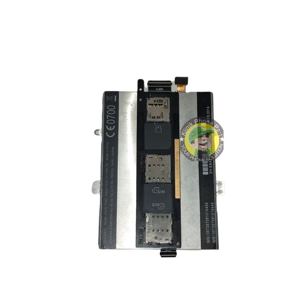 baterai ori copotan asus zenfone 6 t00g