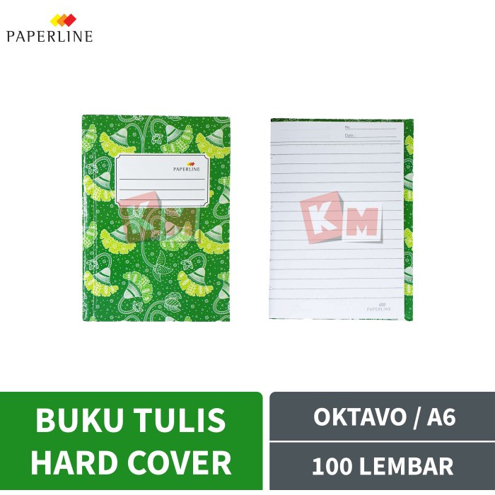 

[RESTOCK] Buku Tulis Hard Cover Oktavo Paperline Isi 100 Lembar A6 Hardcover