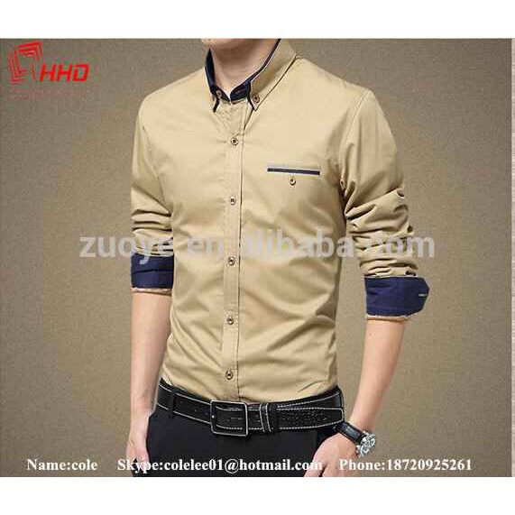 Baju Atasan HEM PRIA Slimfit MISTER KHAKY SIZE XL Warna Khakis