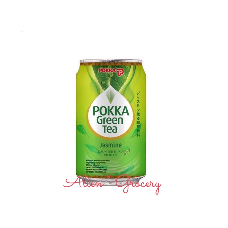 

POKKA Green Tea Jasmine Kaleng Can 300ml GOJEK GRAB ONLY