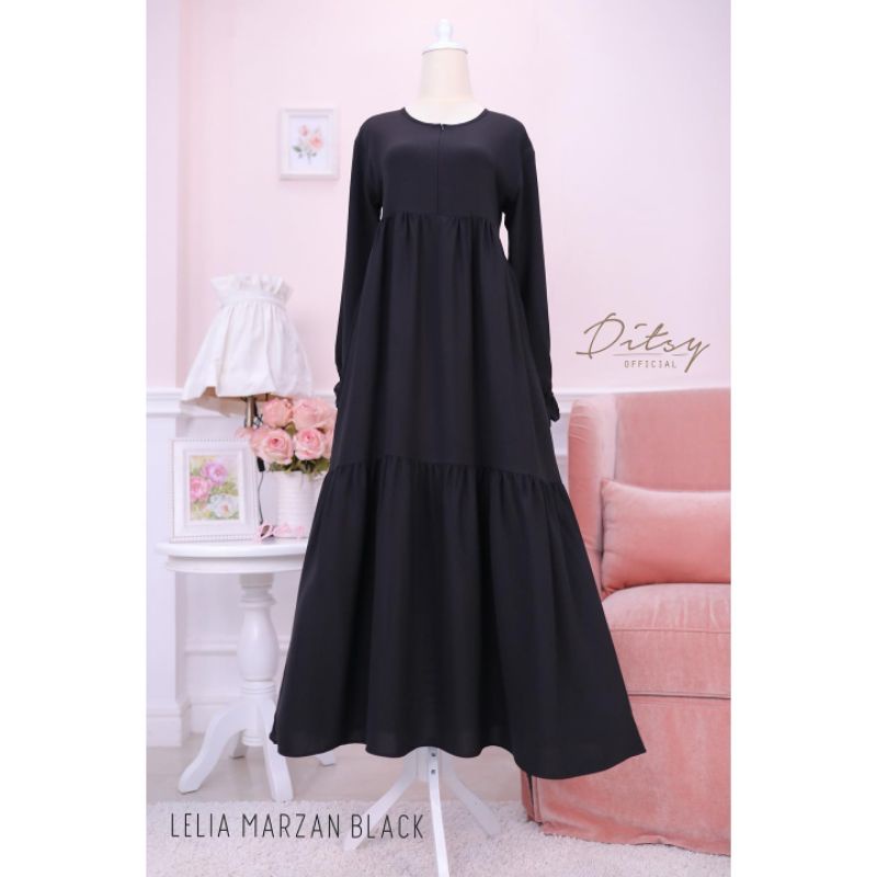 Ditsy April LELIA MARZAN SERIES Black size M