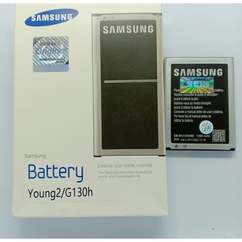 Baterai Original Samsung Young 2 / G130H Baterai / Batere / Battery