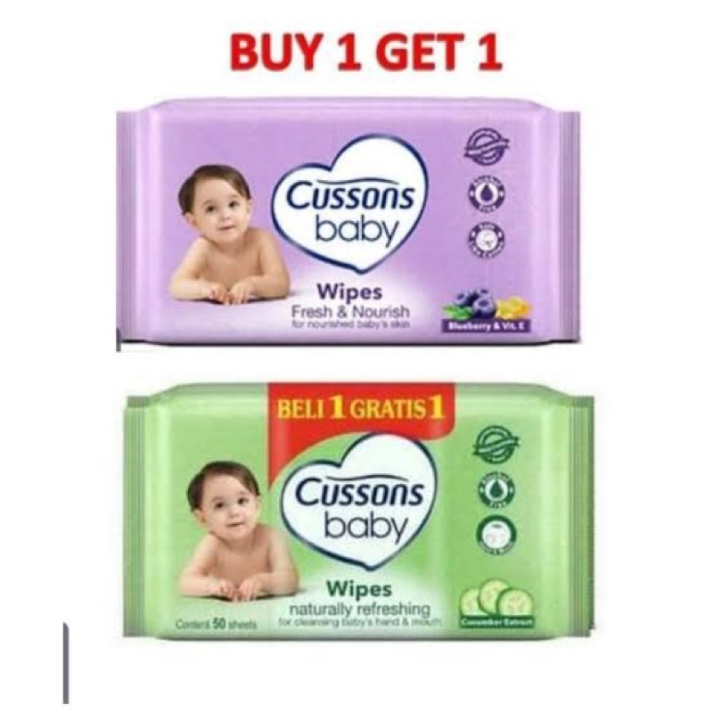 Tisu Basah Cussons Buy 1 Get 1 (Kemasan Banded) Cussons Baby Wipes tisu basah cusson Tisu basah mitu beli 1 gratis 1 band Ce cm B B ed sepasang isi 2 tissue basah cussons hijau cussons ungu naturally refreshing fresh &amp; nourish blueblueberry / cucumber