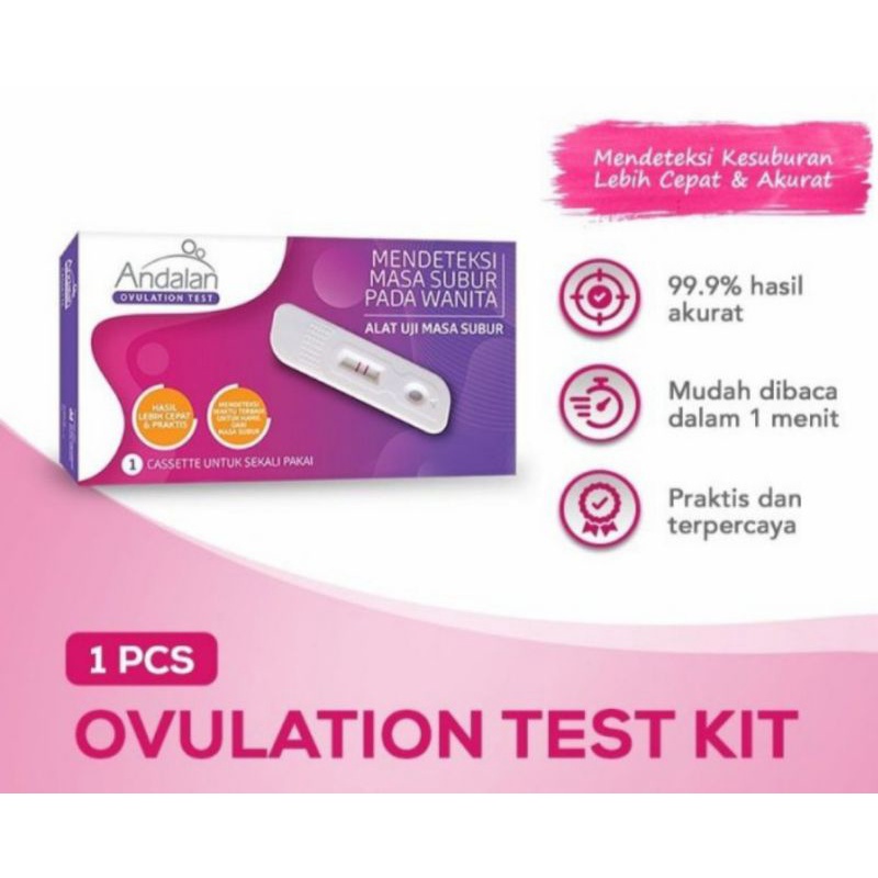 Test kesuburan Andalan Ovulation Test Kit Alat Tes Masa subur