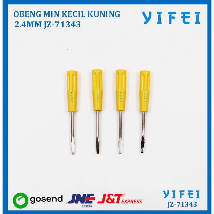 OBENG MIN KECIL KUNING 2.4MM YIFEI-71343