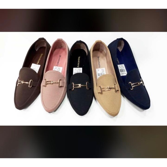 SEPATU WANITA FLAT SHOES ORIGINAL BY STRAWBERRY