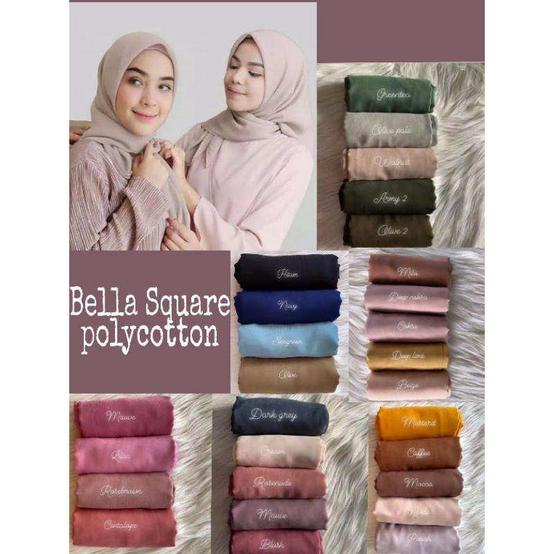 Bella square- segiempat Bella square- Hijab Bella square