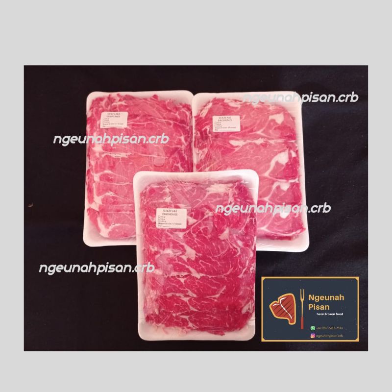 

Sukiyaki Ekonomis / Yakiniku / Shabu" / Slice Beef Import @250gr