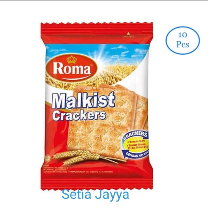 

Roma Malkist Crackets Renceng 27gr