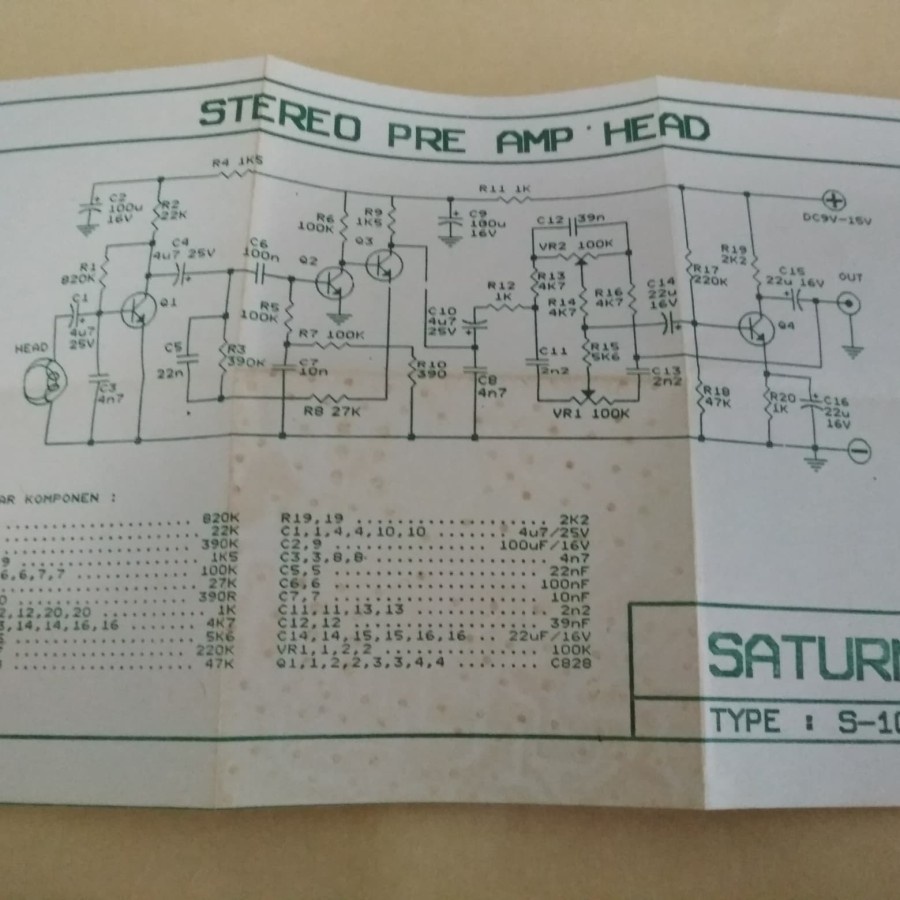 PCB 828 Preamp S-102