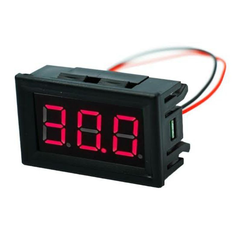 Volt Meter Mini Digital DC 4.5-30v Voltmeter Digital 0.56 inch 2 Wire