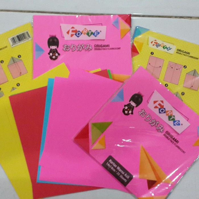 

Senikertas- Kertas Lipat ( Origami ) Forte 14 X 14 Cm - 25 Lbr -Kertas-Seni.