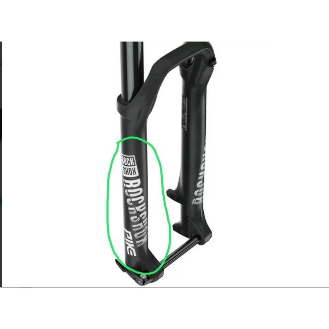 Stiker Rockshox Pike Sepeda Tipe 2 fork mtb