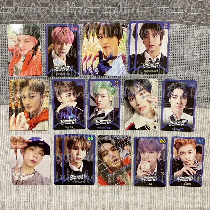 [READY STOCK] MD Universe (Lets Play Ball) Trading Card set shotaro jungwoo haechan mark yangyang xi