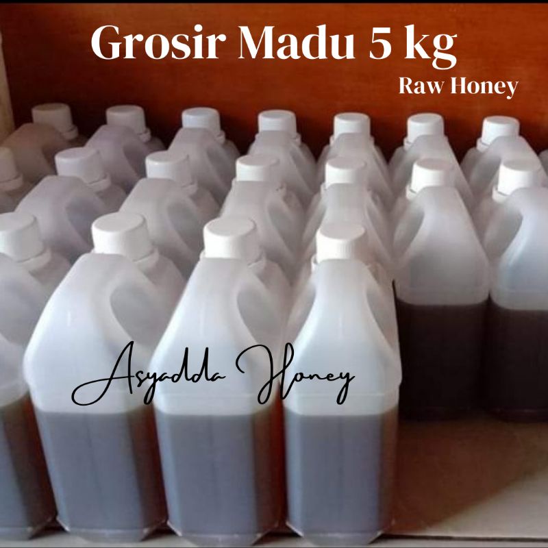 

Raw Honey 5 kg Madu Asli Murni 100% Multiflora