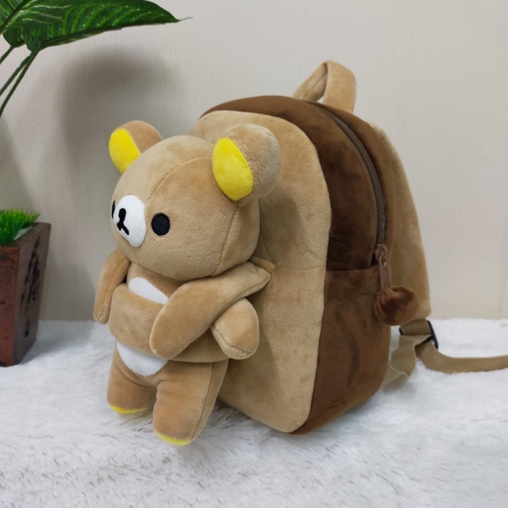 Tas Ransel Bear Rilakkuma/Tas Sekolah Anak Sekolah Paud TK/Backpack