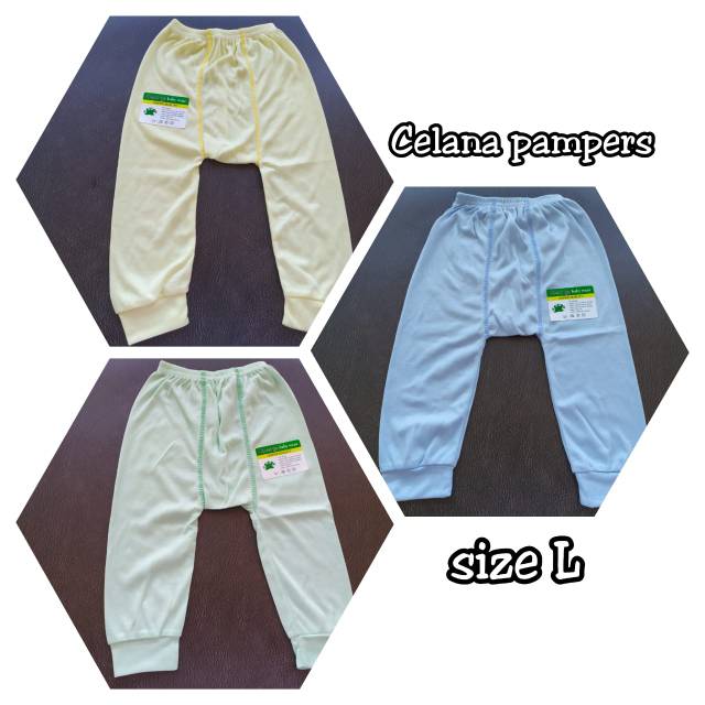 Celana Panjang Pampers Polos Size S. M. L