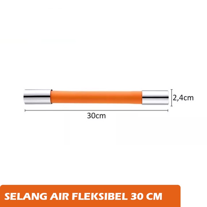 Beauty Jaya - Selang Silikon Fleksibel 1/2 Inch Berputar 360 Derajat 30CM