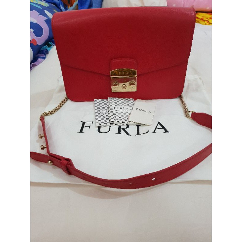 preloved tas furla authentic